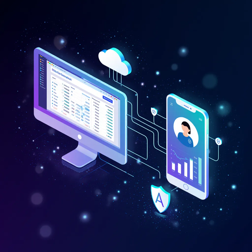 Secure Tally desktop syncing to a mobile AI assistant with financial charts